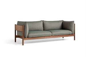 HAY - 3 pers. sofa - Arbour - ATLAS 931 / OILED WAXED SOLID WALNUT